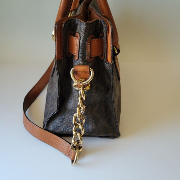Michael Kors Hamilton Satchel Handbag - Picture 3 of 8